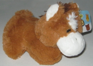 Mini peluche cheval marron Zaozhuang Fuyuan Toy Marques diverses