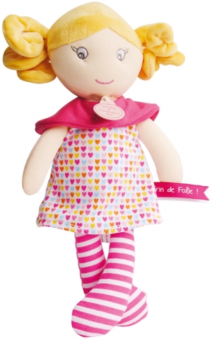Poupée Capucine Les demoiselles Brin de Folie DC2945 coeurs Doudou et compagnie