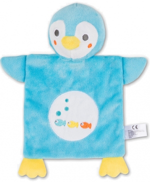 Doudou pingouin bleu poissons Nicotoy, Simba Toys (Dickie)