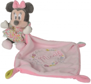 Minnie rose floral peluche avec doudou Disney Baby, Nicotoy, Simba Toys (Dickie)