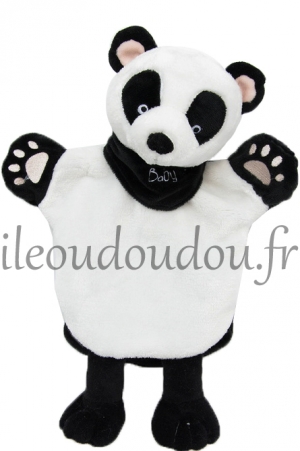 Panda doudou marionnette BN0283 Baby Nat