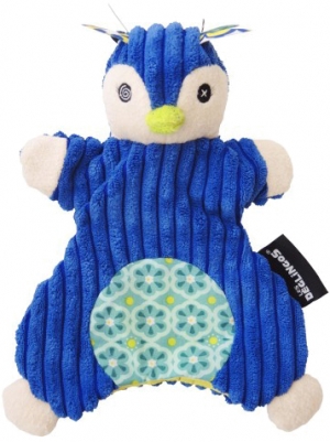Marionnette pingouin Frigos bleu Déglingos