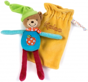 Peluche ours Colors pomme Kaloo