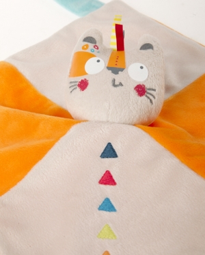 Doudou léopard lion sos