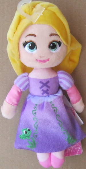 Poupée Raiponce blonde robe violette - Petit modèle Disney Baby, Nicotoy, Simba Toys (Dickie)