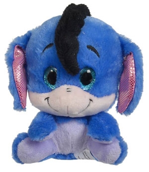 Peluche Bourriquet bleu et mauve à grands yeux Disney Baby, Nicotoy, Simba Toys (Dickie)