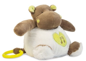 Peluche musicale hippopotame Basile BN724 Baby Nat