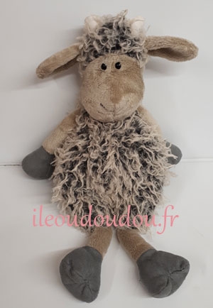 Peluche chèvre mouton marron gris  JellyCat