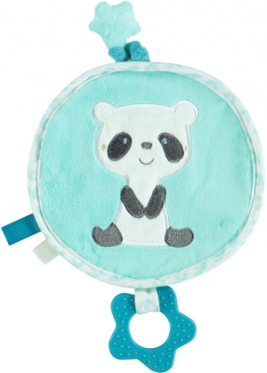 Doudou panda rond bleu  Orchestra, Prémaman
