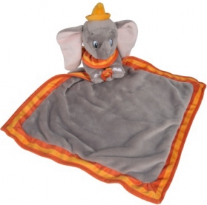 Doudou Dumbo gris et orange Disney Baby, Nicotoy, Simba Toys (Dickie)