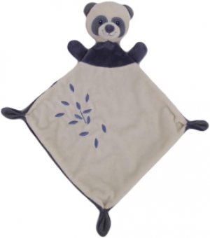 Doudou panda bleu et blanc crème Nicotoy, Simba Toys (Dickie)