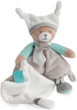 Peluche ours doudou Polochon BN0351 Baby Nat