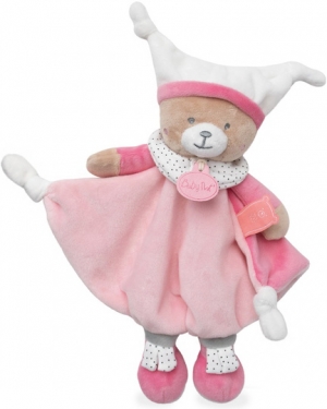 Doudou ours rose Brioche BN0342 Baby Nat