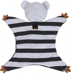 Doudou panda gris et noir sos