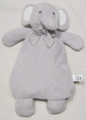 Doudou éléphant gris ruban ESPA Intercommerce, Shenzen m&j Toys, Marques diverses