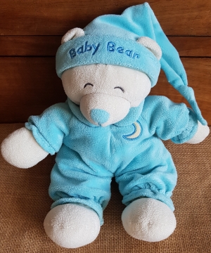 Peluche ours bleu turquoise Baby Bear Gipsy