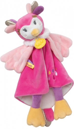 Doudou chouette rose Mlle Lou BN0378 Baby Nat