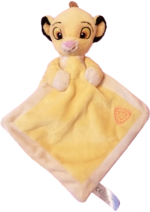 Doudou Simba le roi lion jaune Disney Baby, Nicotoy, Simba Toys (Dickie)