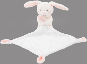 Peluche lapin avec doudou blanc et rose Nicotoy, Simba Toys (Dickie)