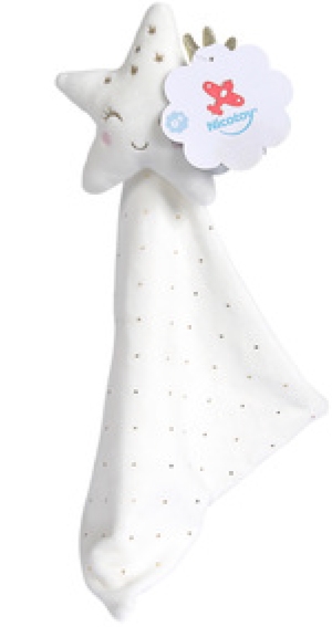 Doudou étoile plat blanc Nicotoy, Simba Toys (Dickie)