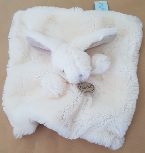 Doudou lapin blanc Les Flocons BN051 Baby Nat