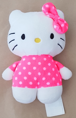 Peluche Hello Kitty rose fluo HetM, Hello Kitty - Sanrio