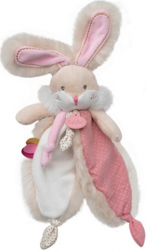 Doudou lapin Papuche rose BN0385 Baby Nat