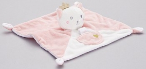Doudou chat rose et blanc couronne Simba Toys (Dickie), Kiabi - Kitchoun