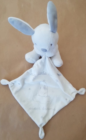 Lapin blanc avec mouchoir My little bunny sweet dreams Simba Toys (Dickie), Kiabi - Kitchoun