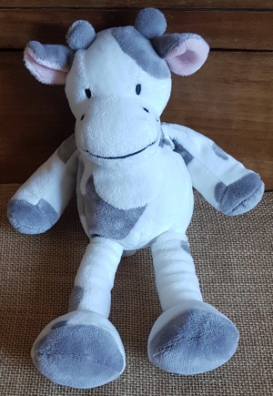 Peluche vache grise et blanche Nicotoy, Simba Toys (Dickie)