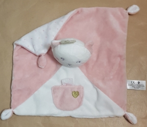 Doudou chat rose et blanc couronne Simba Toys (Dickie), Kiabi - Kitchoun