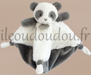 Doudou mon p'tit panda gris et blanc BN0459 Baby Nat