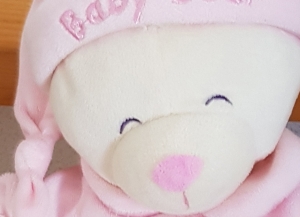 Peluche ours rose Baby Bear sos