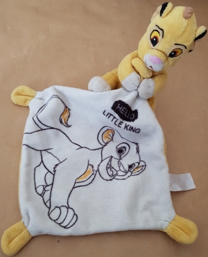 Doudou Simba le Roi Lion Hello Little King Disney Baby, Nicotoy, Simba Toys (Dickie)