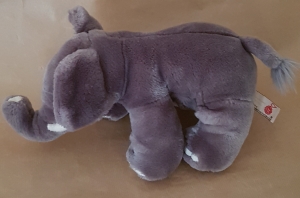 Elephant en peluche gris Keel Toys sos