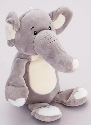 Peluche éléphant gris et blanc Simba Toys (Dickie), Kiabi - Kitchoun