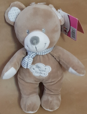 Peluche ours marron Ma petite étoile Pommette