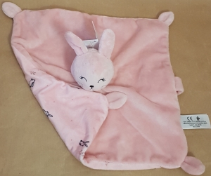 Doudou lapin rose imprimé lapins Simba Toys (Dickie), Kiabi - Kitchoun