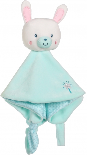 Doudou lapin vert aqua Abracadabra Gipsy