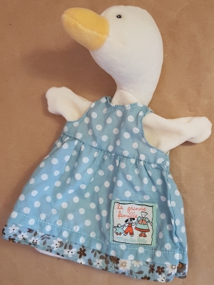Marionnette Jeanne la cane La Grande Famille Moulin Roty