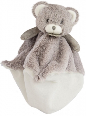 Doudou ours gris et blanc BN0482 Baby Nat