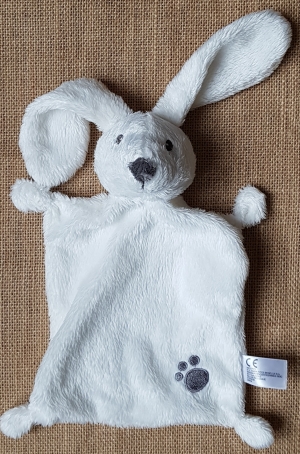 Doudou lapin blanc empreinte Nicotoy, Simba Toys (Dickie)