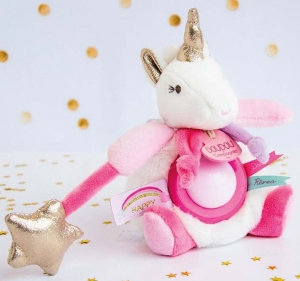 Doudou veilleuse licorne DC3317 Doudou et compagnie