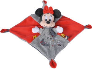 Doudou Minnie Hello Star rouge et gris Disney Baby, Nicotoy, Simba Toys (Dickie)