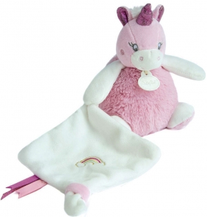 Peluche licorne rose et blanc BN0452 Baby Nat