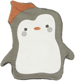 Doudou pingouin gris et blanc DPAM (Du Pareil Au Même)