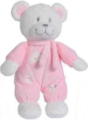 Peluche ours rose et blanc luminescent Nicotoy, Simba Toys (Dickie)