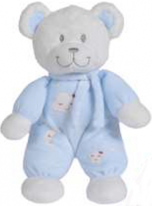 Peluche ours bleu et blanc luminescent Nicotoy, Simba Toys (Dickie)