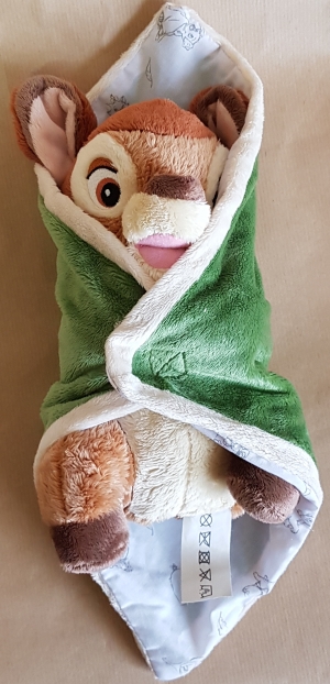Peluche Bambi dans sa couverture Disney Baby, Nicotoy, Simba Toys (Dickie)