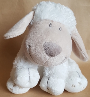 Peluche mouton blanc étoiles Nicotoy, Simba Toys (Dickie)